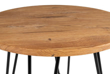Afbeelding in Gallery-weergave laden, MaximaVida rond tafelblad Kiev ø 60 cm - 28 mm rustiek FSC eikenhout