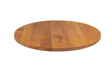 Afbeelding in Gallery-weergave laden, MaximaVida rond tafelblad Kiev ø 60 cm - 28 mm rustiek FSC eikenhout