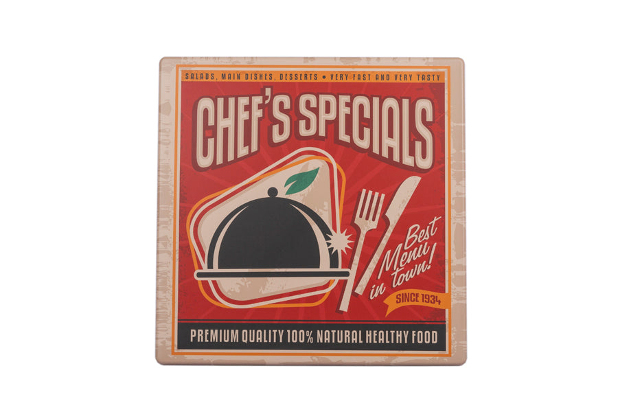 OUTLET Groenlo MaximaVida topalit tafelblad Chef specials - 70 cm x 70 cm - binnen en buiten gebruik