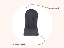 Load image into Gallery viewer, MaximaVida garden cushion Antro for Adirondack garden chair - water-repellent
