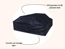 Load image into Gallery viewer, MaximaVida heavy duty garden cover for picnic table and folding picnic table London 200 - 240 cm
