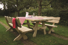 Load image into Gallery viewer, MaximaVida wooden garden table Provence 200 cm – wood thickness of 60 mm
