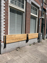 Load image into Gallery viewer, MaximaVida folding facade bench Jordaan 150 cm - FSC ash wood
