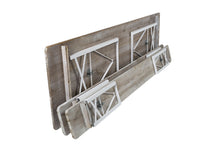 Lade das Bild in den Galerie-Viewer, MaximaVida klappbare Picknickbank Berlin, whitewash, 200 x 25 cm
