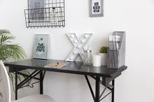 Load image into Gallery viewer, MaximaVida foldable picnic set Berlin 120 cm black - FSC certified

