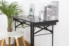 Lade das Bild in den Galerie-Viewer, MaximaVida klappbarer Picknicktisch Berlin, schwarz, 120 x 50 cm
