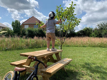 Load image into Gallery viewer, MaximaVida wooden picnic table for kids Tallinn 100 cm
