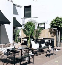 Load image into Gallery viewer, MaximaVida foldable picnic set Berlin 120 cm black - FSC certified
