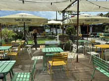 Load image into Gallery viewer, MaximaVida metal square garden table Max 80 cm x 80 cm cactus
