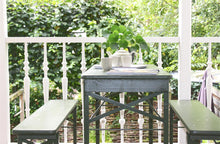 Load image into Gallery viewer, MaximaVida foldable picnic bench Berlin 120 cm olive green - FSC certified
