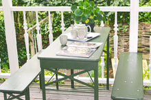 Load image into Gallery viewer, MaximaVida foldable picnic set Berlin 120 cm olive green - FSC certified
