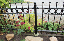 Load image into Gallery viewer, MaximaVida garden fence end post Lichtenvoorde 80 cm black-hot-dip galvanised
