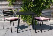 Lade das Bild in den Galerie-Viewer, MaximaVida Gartenset Max, aus Metall, in der Farbe schwarz 80 cm
