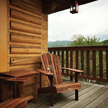 Load image into Gallery viewer, MaximaVida Adirondack garden chair Toronto oil – made of exclusive mahogany
