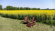 Load image into Gallery viewer, MaximaVida Adirondack garden set Toronto oil – made of exclusive mahogany
