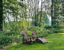 Load image into Gallery viewer, MaximaVida Adirondack garden chair Toronto oil – made of exclusive mahogany
