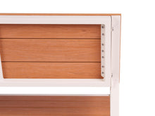 Load image into Gallery viewer, MaximaVida aluminium garden bench Bermuda 120 cm ivory
