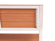 Lade das Bild in den Galerie-Viewer, MaximaVida aluminium Gartenbank Bermuda 120 cm elfenbein
