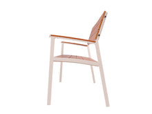 Load image into Gallery viewer, MaximaVida aluminium garden bench Bermuda 120 cm ivory

