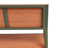 Load image into Gallery viewer, MaximaVida aluminium garden bench Bermuda 120 cm olive green
