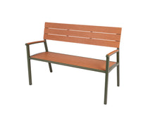 Afbeelding in Gallery-weergave laden, MaximaVida aluminium tuinbank Bermuda 120 cm olijfgroen
