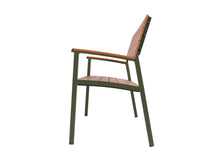Load image into Gallery viewer, MaximaVida aluminium garden bench Bermuda 120 cm olive green
