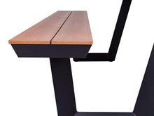 Load image into Gallery viewer, MaximaVida plastic seat board picnic table Bermuda teak look 200 x 14 x 1,3 cm
