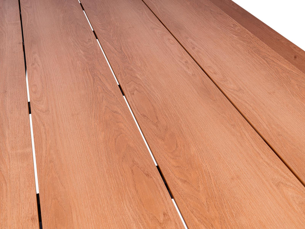 MaximaVida plastic tabletop board picnic table Bermuda teak look 200 x 22 x 1,3 cm