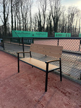 Afbeelding in Gallery-weergave laden, MaximaVida aluminium tuinbank Bermuda 120 cm zwart
