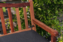 Load image into Gallery viewer, MaximaVida bench cushion Havana black 150 x 48 x 8 cm - water repellent
