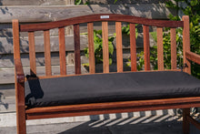 Load image into Gallery viewer, MaximaVida bench cushion Havana black 150 x 48 x 8 cm - water repellent
