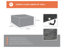 Load image into Gallery viewer, MaximaVida heavy duty garden cover for garden furniture London 130 cm x 130 cm x 90 cm black
