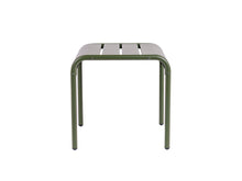 Load image into Gallery viewer, MaximaVida metal side table stool Max 45 cm olive green
