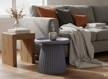 Load image into Gallery viewer, MaximaVida plastic side table Mila round 50 cm mouse grey
