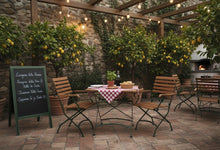 Lade das Bild in den Galerie-Viewer, MaximaVida klappbarer Gartenstuhl Toscana mit Armlehne olivgrün 2 Stück
