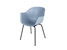 Load image into Gallery viewer, MaximaVida dining chair Cuyp XXL ice blue tube frame legs - 2 pieces
