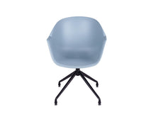 Load image into Gallery viewer, MaximaVida dining chair Cuyp XXL ice blue swivel frame legs - 2 pieces
