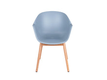 Load image into Gallery viewer, MaximaVida dining chair Cuyp XXL ice blue oak chair legs - 2 pieces
