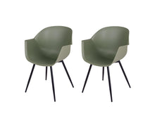Load image into Gallery viewer, MaximaVida dining room chair Cuyp XXL olive green conical chair legs - 2 pieces
