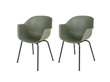 Load image into Gallery viewer, MaximaVida dining room chair Cuyp XXL olive green tube frame chair legs - 2 pieces
