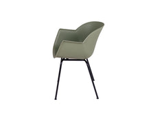 Load image into Gallery viewer, MaximaVida dining room chair Cuyp XXL olive green tube frame chair legs - 2 pieces
