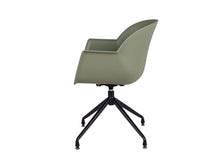 Load image into Gallery viewer, MaximaVida dining room chair Cuyp XXL olive green swivel frame chair legs - 2 pieces
