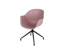 Load image into Gallery viewer, MaximaVida dining chair Cuyp XXL dusky pink swivel frame legs - 2 pieces
