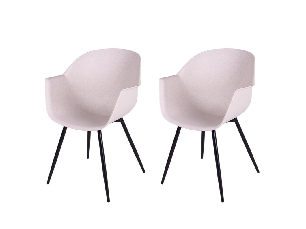 MaximaVida dining chair Cuyp XXL ecru conical chair legs - 2 pieces