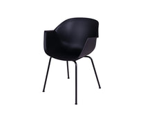 Load image into Gallery viewer, MaximaVida dining chair Cuyp XXL black tube frame chair legs -2 pieces
