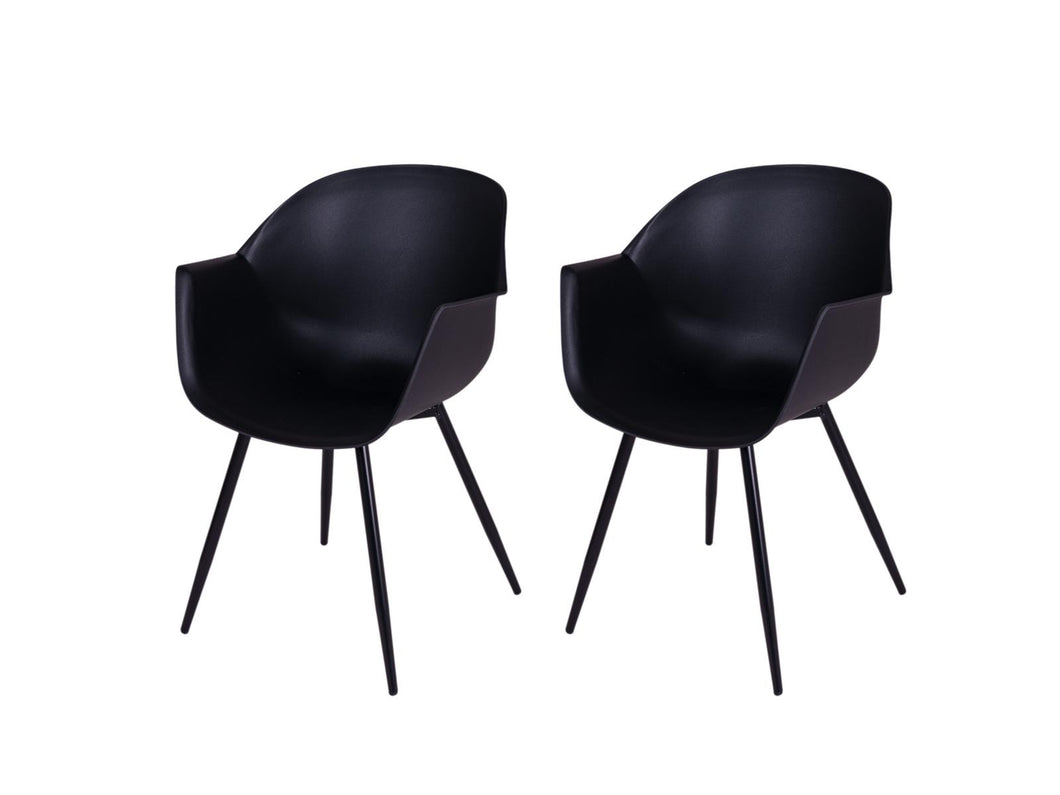 MaximaVida dining chair Cuyp XXL black conical chair legs - 2 pieces