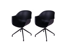 Load image into Gallery viewer, MaximaVida dining chair Cuyp XXL black swivel frame - 2 pieces
