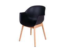 Load image into Gallery viewer, MaximaVida dining chair Cuyp XXL black oak chair legs - 2 pieces
