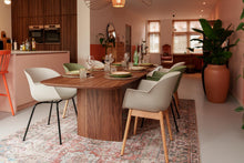 Load image into Gallery viewer, MaximaVida Dining Chair Cuyp XXL Ecru with Tubular Frame Legs  2 Pieces
