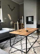 Load image into Gallery viewer, MaximaVida rectangular coffee table Kiev 120 cm x 60 cm - rustic oak veneer
